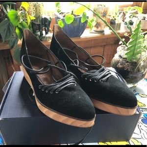 Free people laceup platforms.